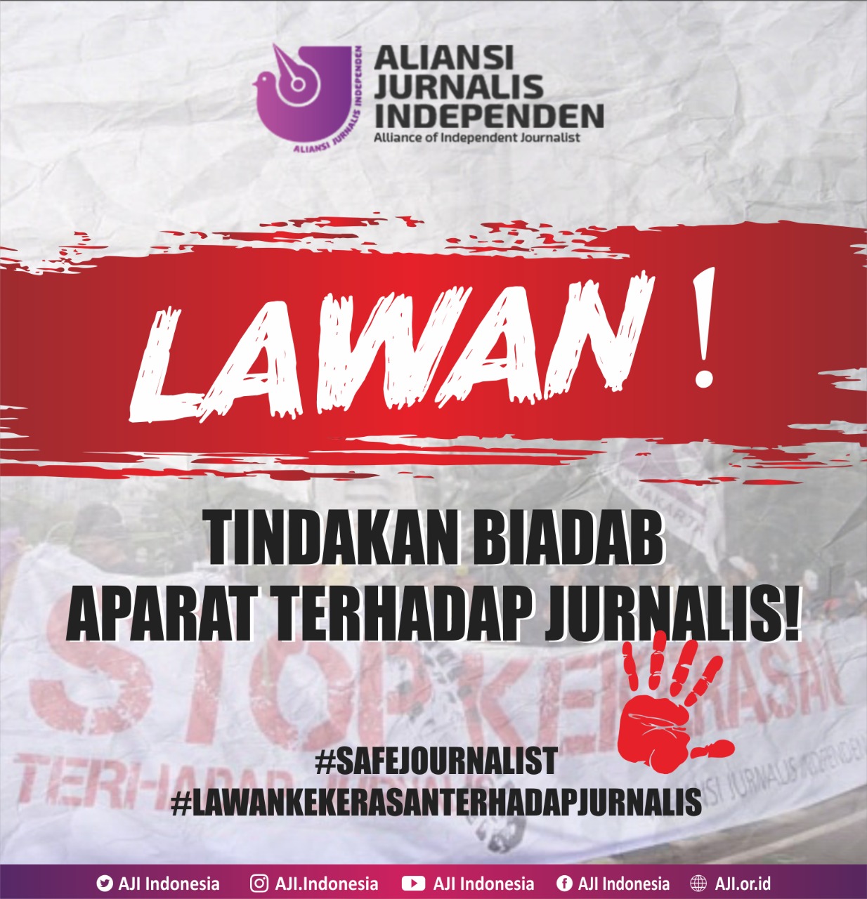 kekerasan jurnalis Poster