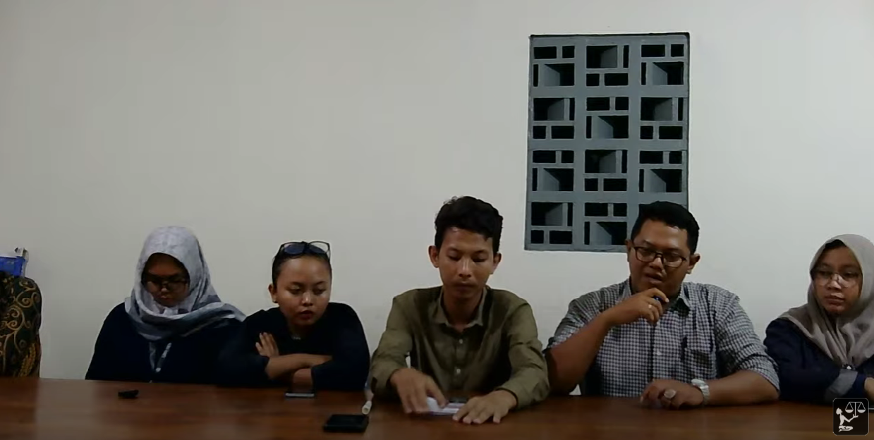 Tangkapan layar konferensi pers daring dari Tim Advokasi Gerakan Rakyat Mengugat (GERAM), Selasa, 27 Agustus 2024